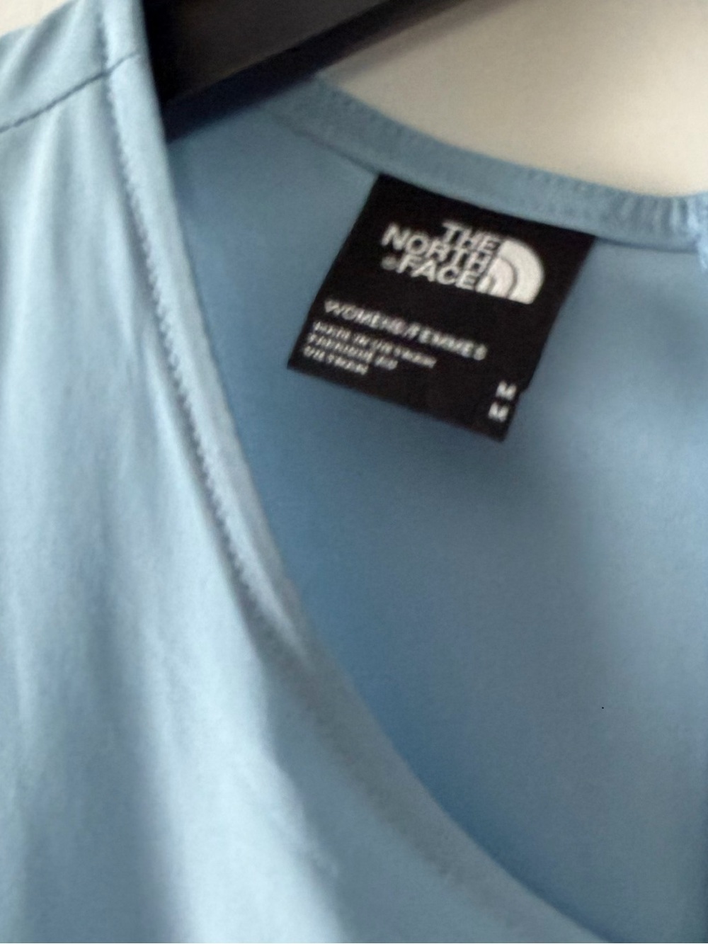 North Face Light Blue Sleeveless Drawstring Waist Dress - Picture 4 of 6